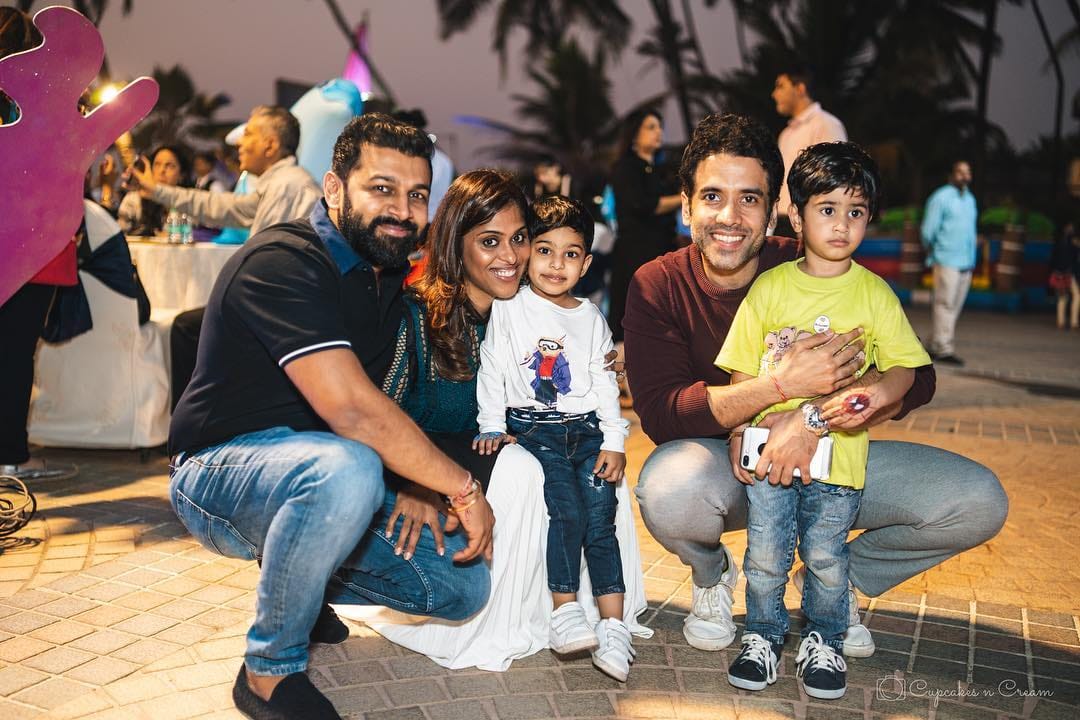 Taimur Ali Khan spotted at birthday party with his his Inaaya Khemu