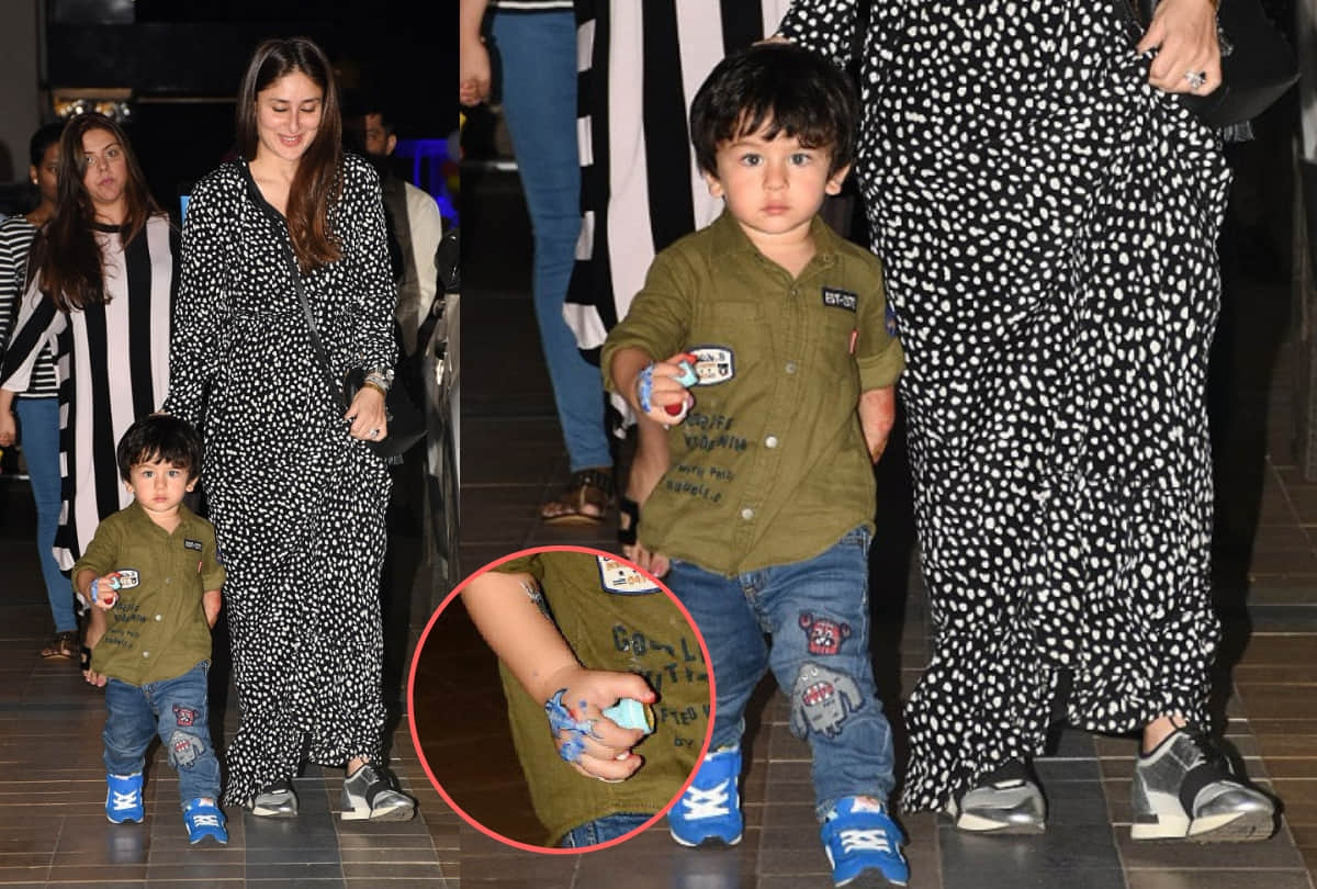 Taimur Ali Khan spotted at birthday party with his his Inaaya Khemu