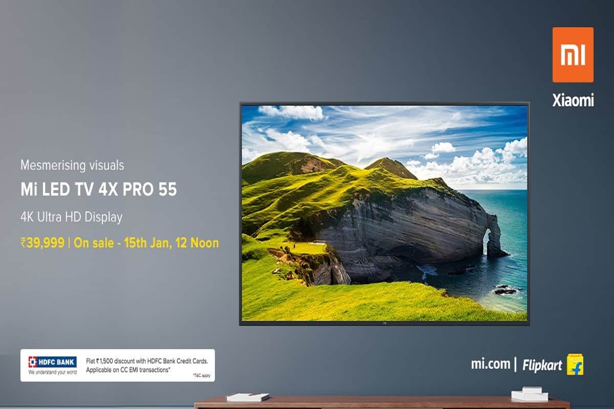 Xiaomi Mi TV 4X Pro and Mi TV 4A Pro Goes to sale first time in India, Know price and specifications