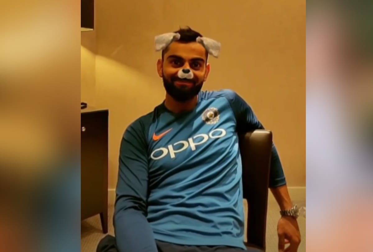 anushka sharma made virat kohli video with doggy filter and kohli do not have any clue goes viral