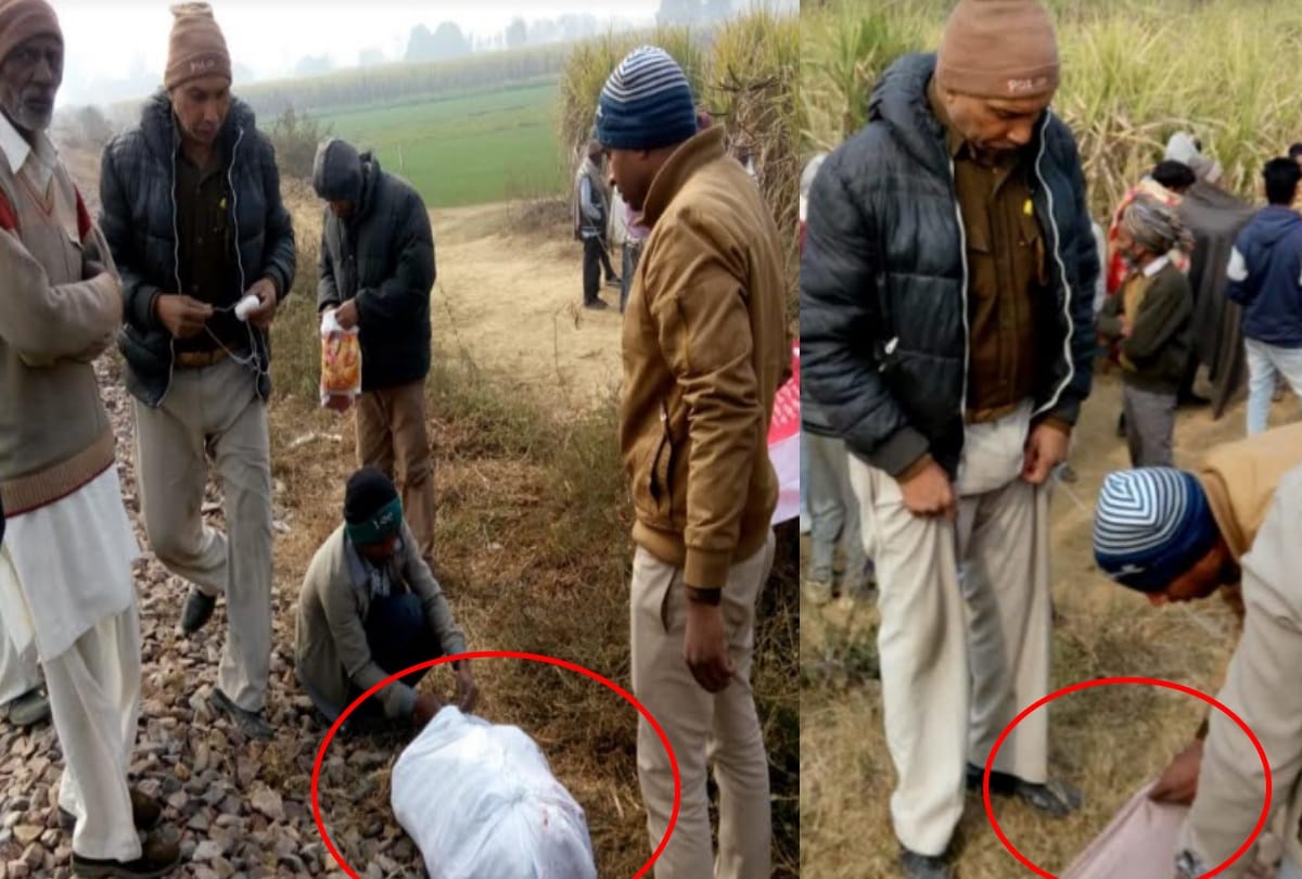 couple suicide after jump ahead of a train in delhi shamli road in Baghpat