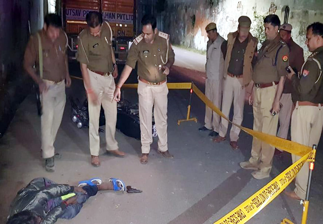 Half encounter By kanpur police