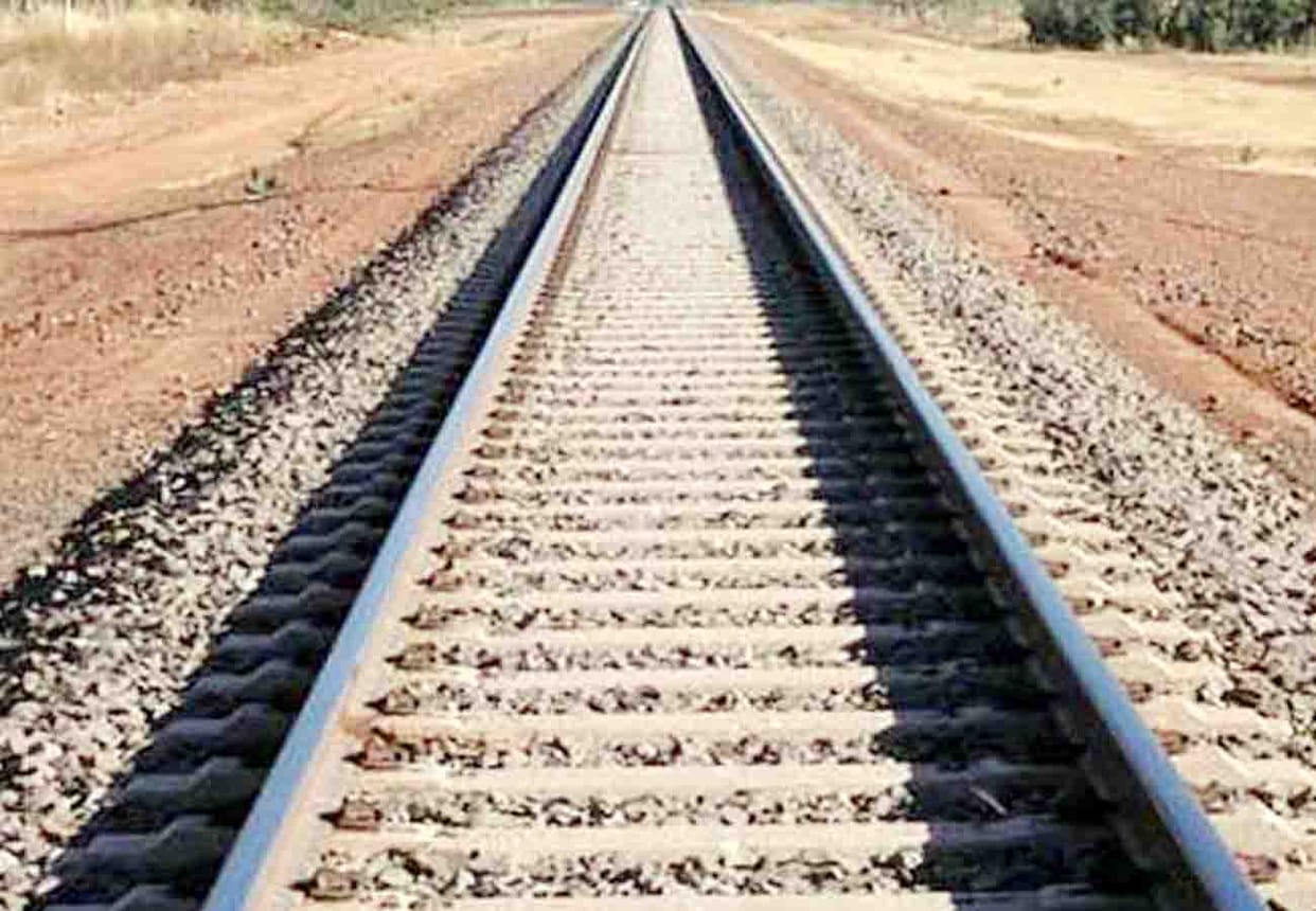 drunk man lay down on track in kanpur dehat