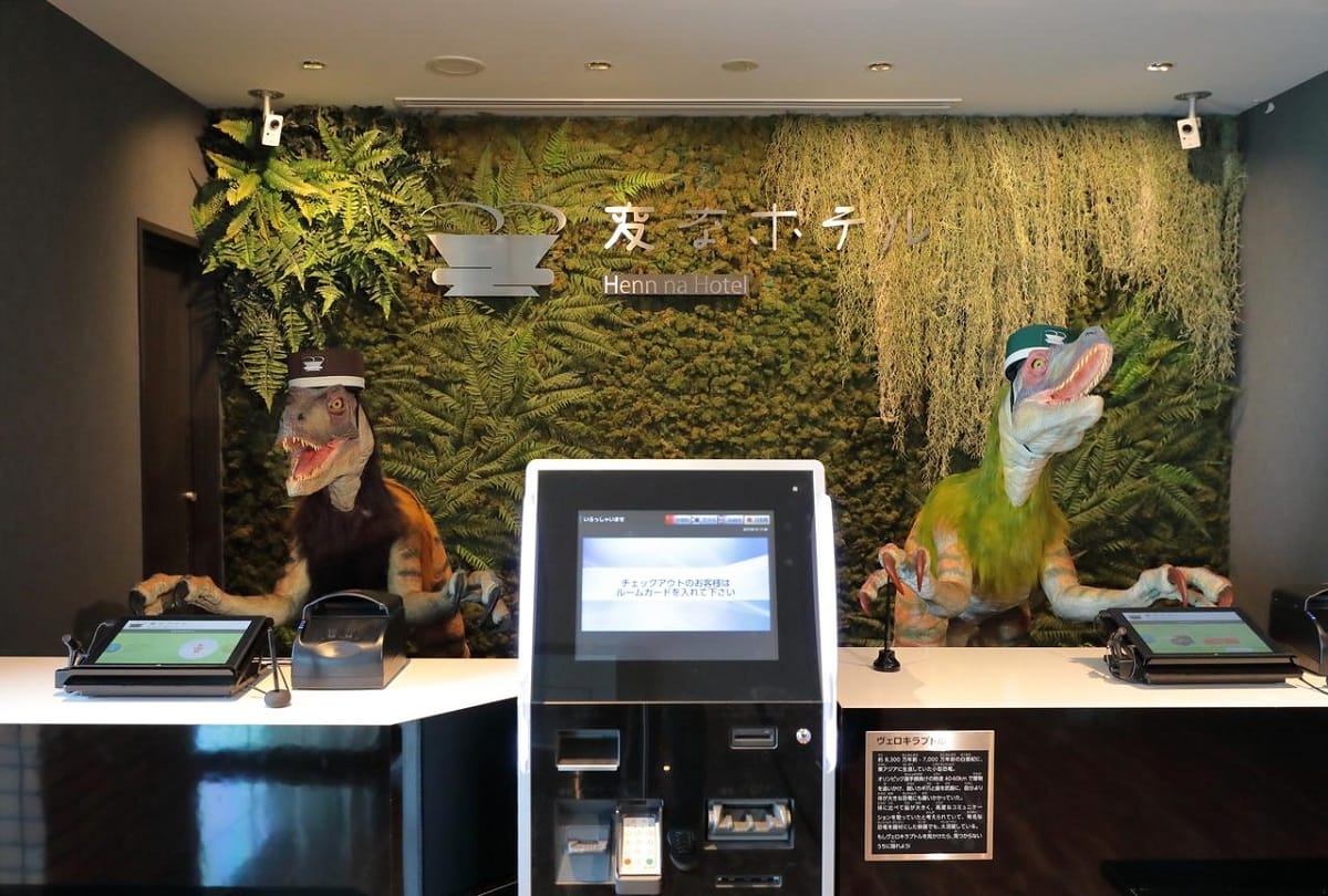 Henn na Robot Hotel Just laid off Half Robots staffs from job in southern Japan