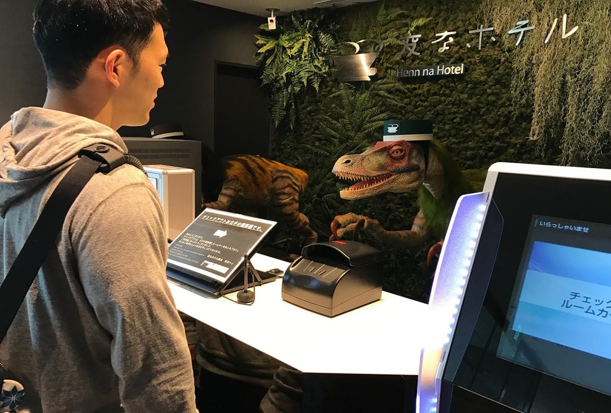 Henn na Robot Hotel Just laid off Half Robots staffs from job in southern Japan