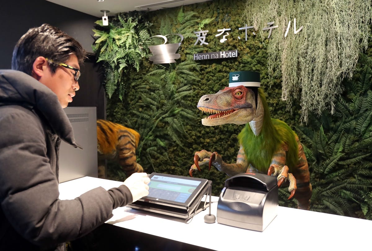 Henn na Robot Hotel Just laid off Half Robots staffs from job in southern Japan