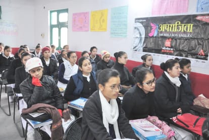 aparajita 100 million smiles programme organized in kullu Christian Nursing Institute