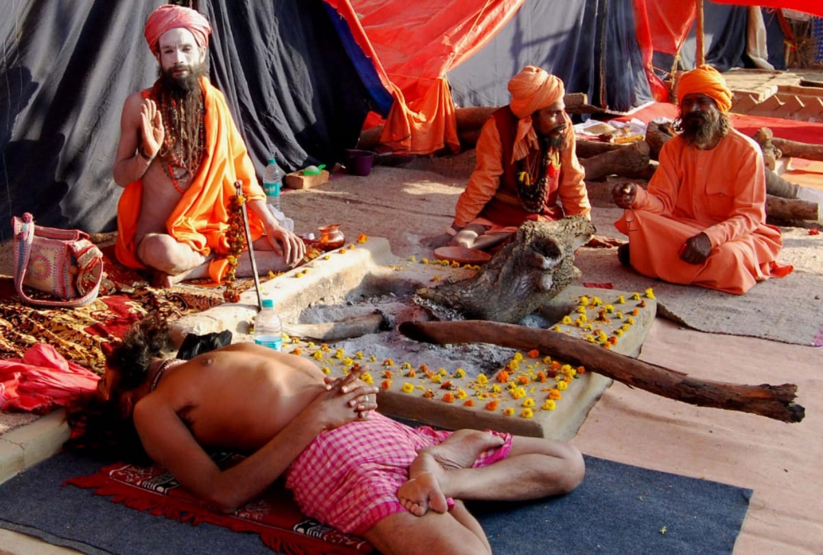 Worship start after shahi snan in kumbh mela