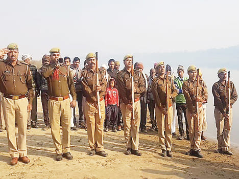 Funeral with guard of honor