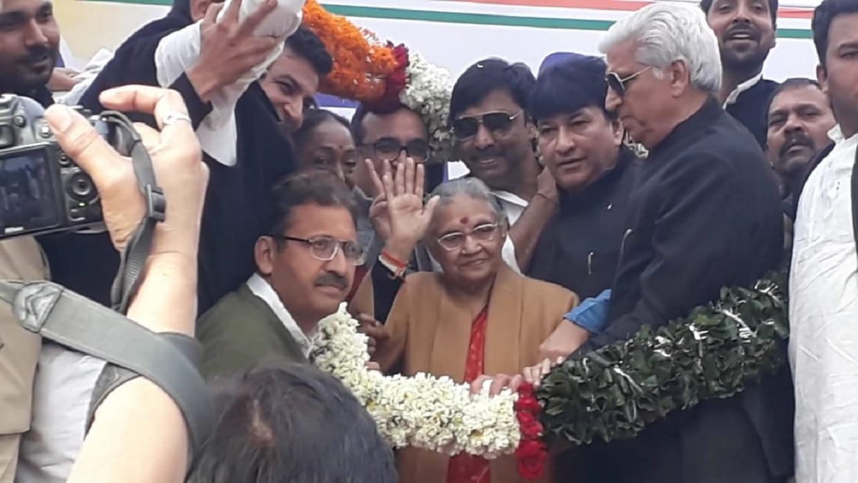 Former CM sheila dikshit become delhi pradesh congress committee president