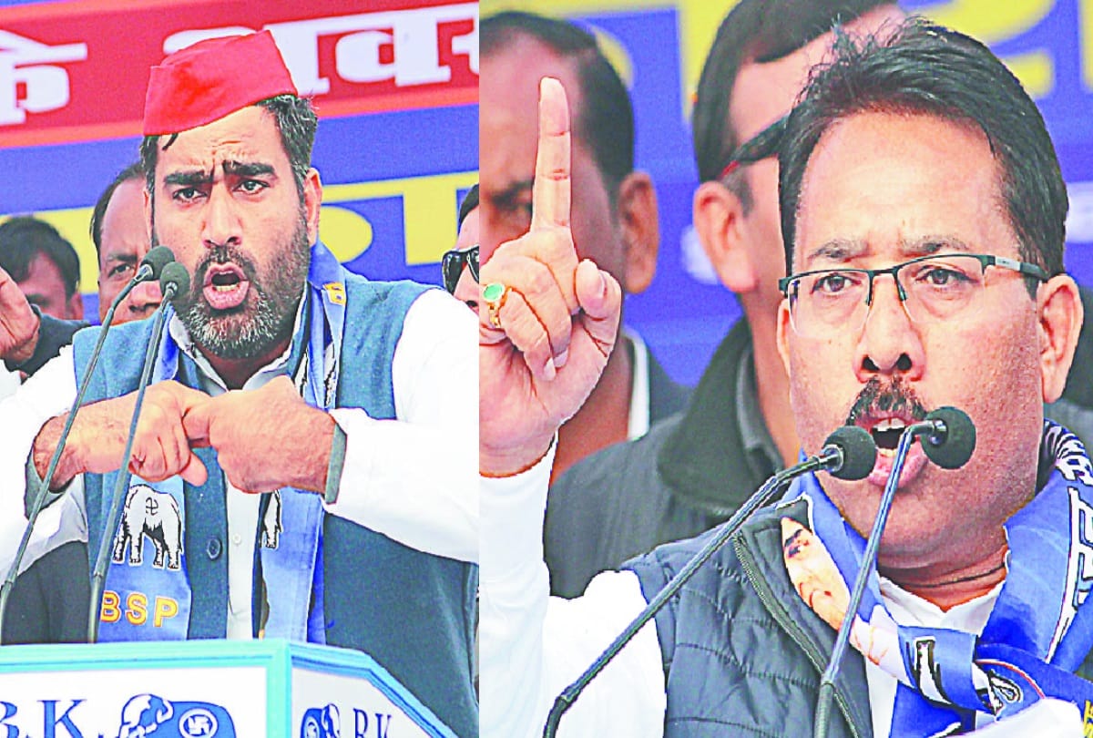 Mayawati birthday: Blue and Red comes togethe, Ralod makes a distance
