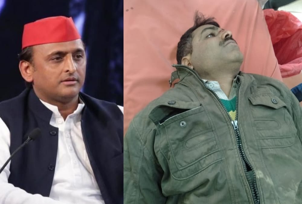 Akhilesh yadav helped injured yong man in lucknow