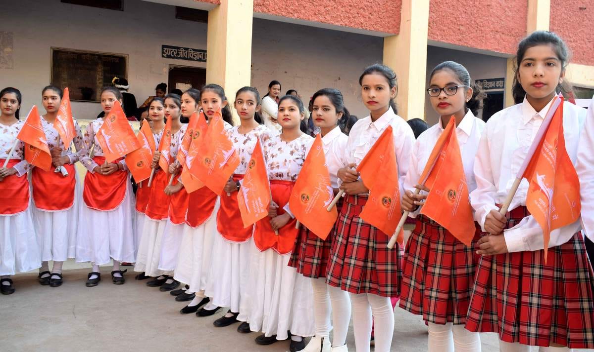 Atithi devo bhava aprajita rally by amar ujala in varanasi