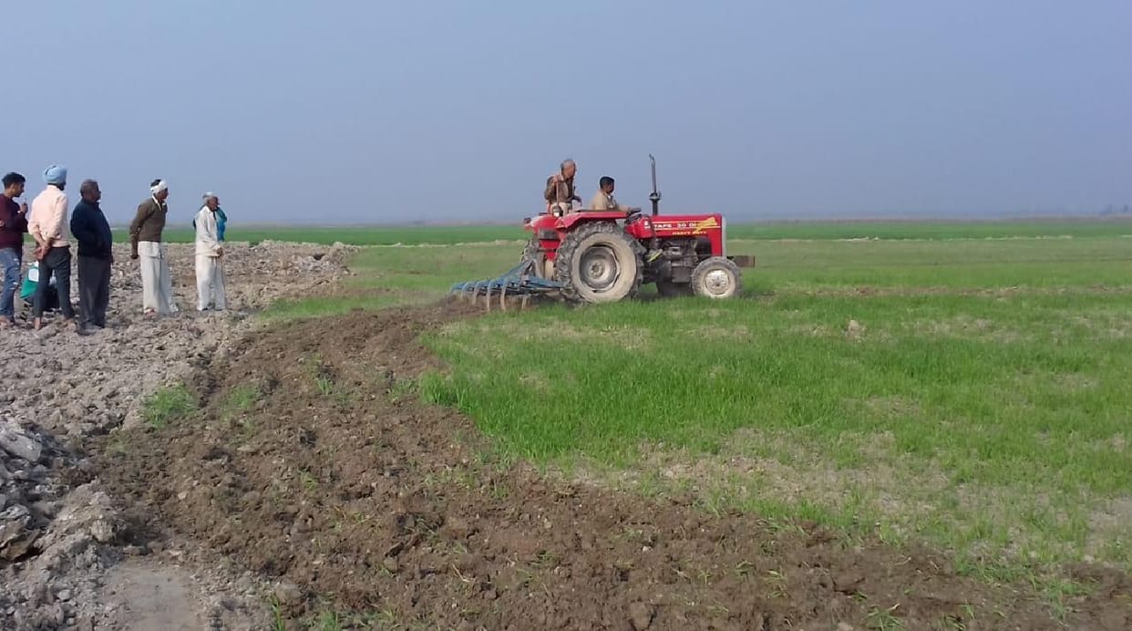 Ganga Khadar captured 60 Bigha land