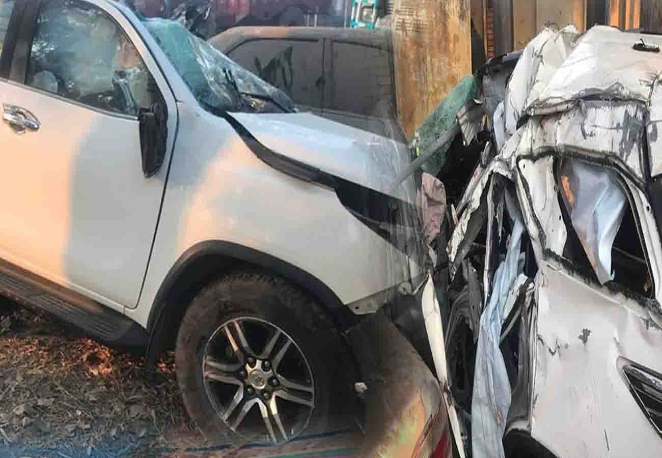 Accident on Lucknow Kanpur Highway