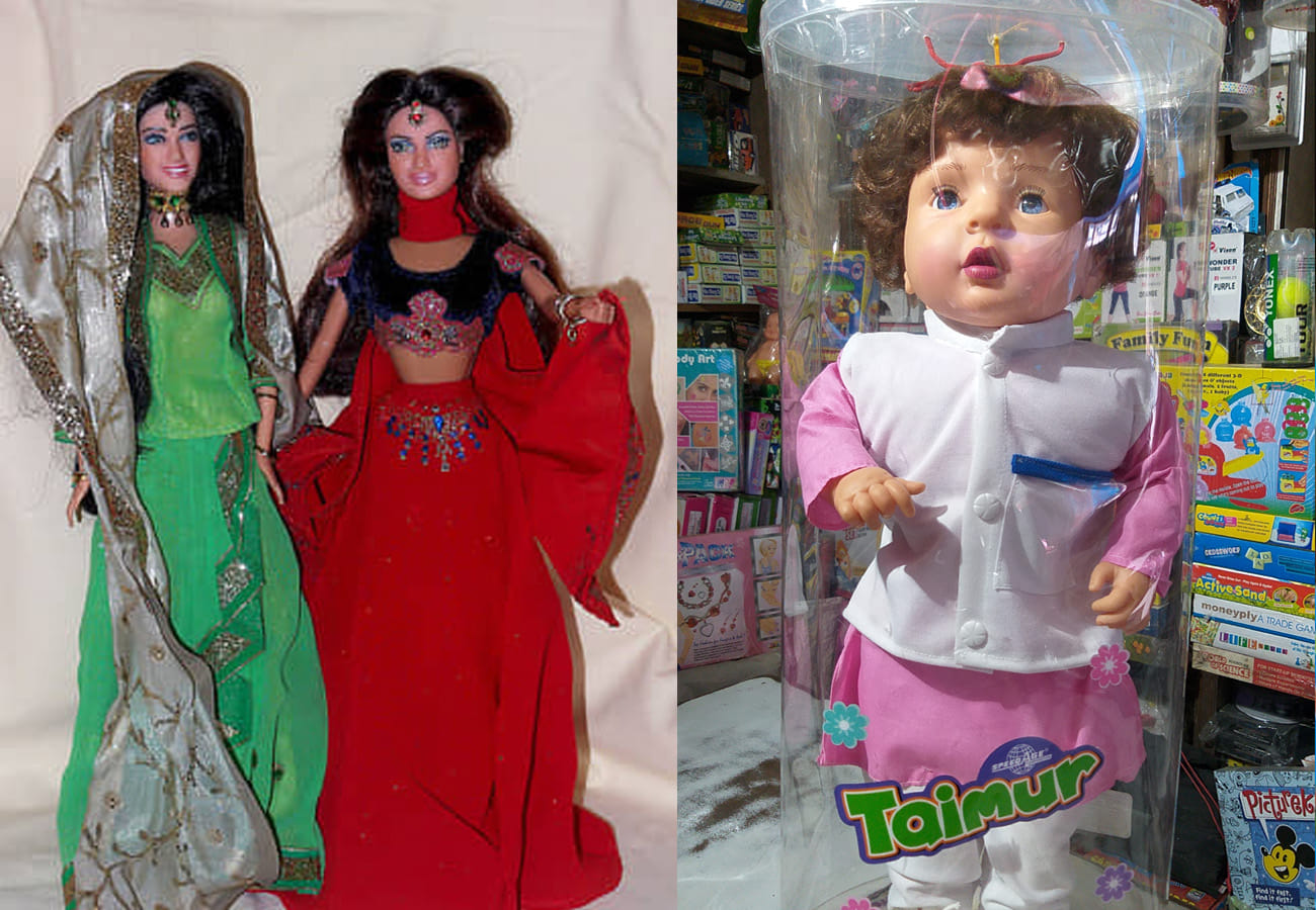 Doll of Taimur is now trending toy in market of kanpur