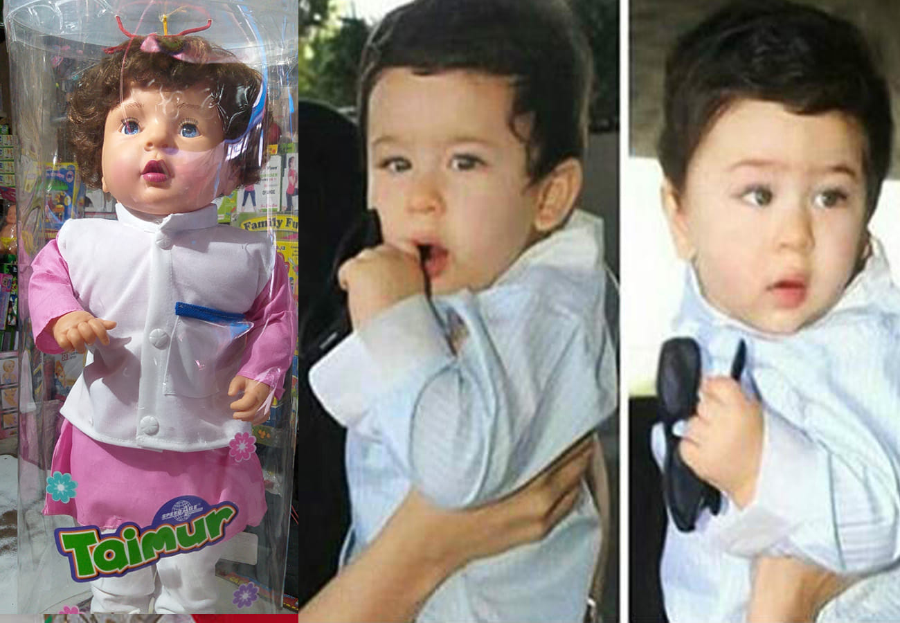 Doll of Taimur is now trending toy in market of kanpur
