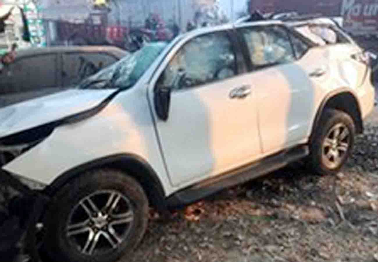 painful accident on Lucknow Kanpur Highway