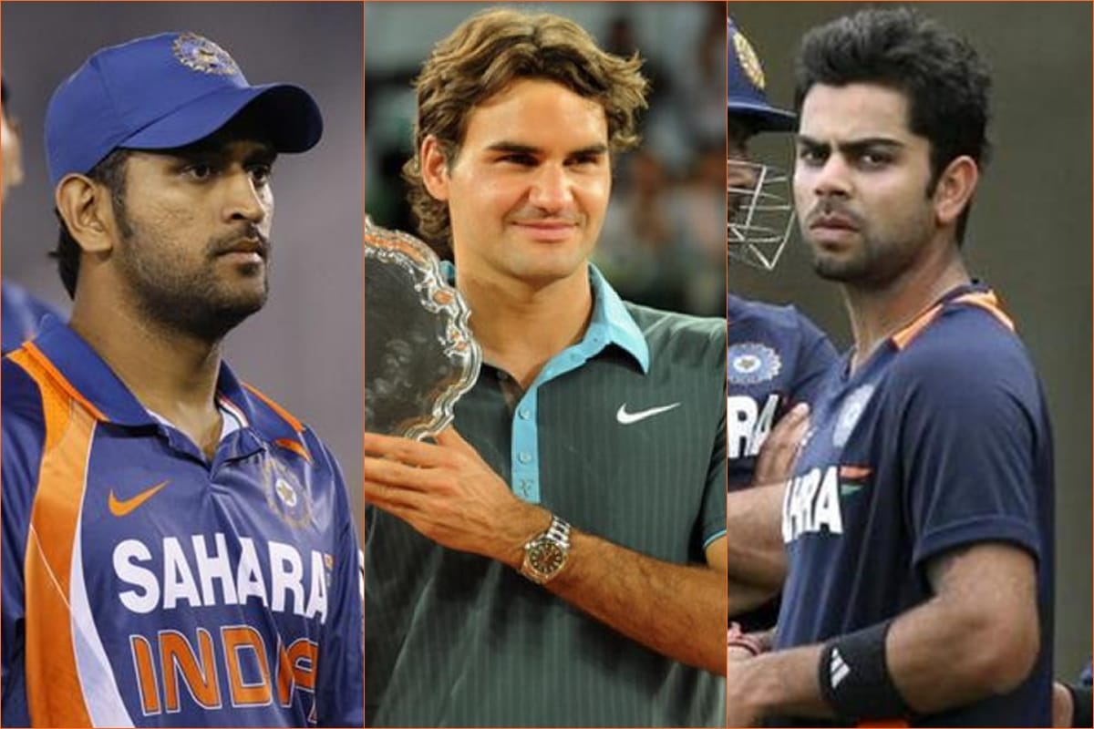 10YearChallenge: Dhoni Kohli Federer and messi 10 years old photos viral