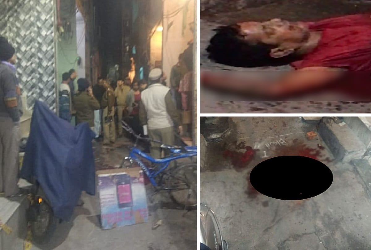 delhi neighbor attacks three of a family with weapon, woman died husband son serious read full story