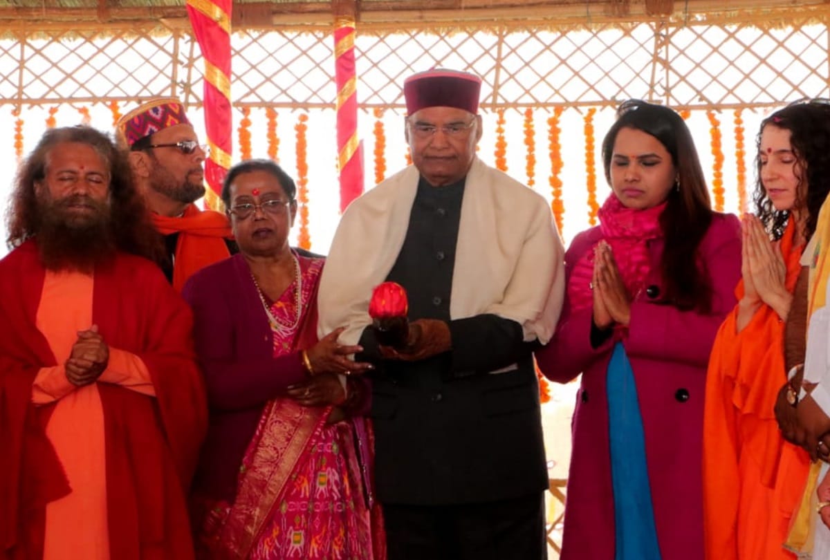 president ram nath kovind visit sangam in kumbh mela 2019