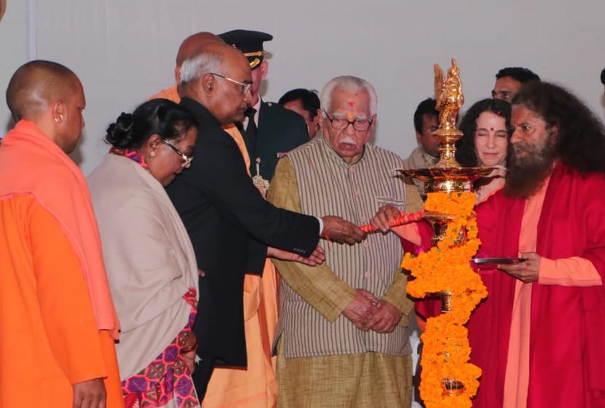 president ram nath kovind visit sangam in kumbh mela 2019