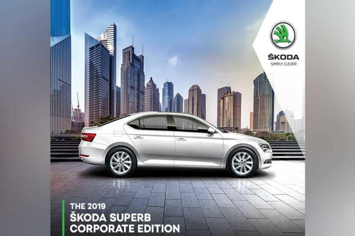 Skoda superb corporate edition launched in india