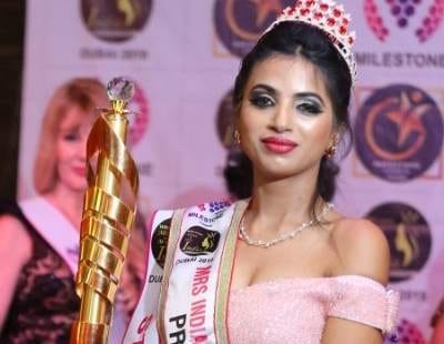 Chandauli daughter swati become winner of international beauty contest