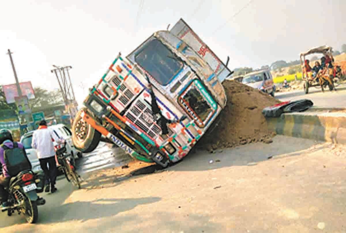 kunda: The truck kills a bike in Kunda, killing one