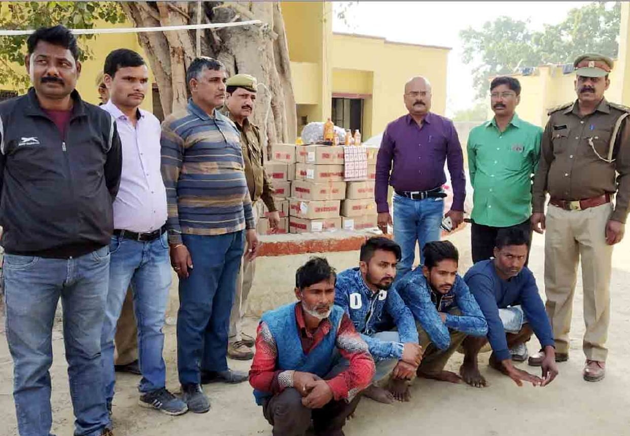 Fake Alcohol Factory caught in unnao