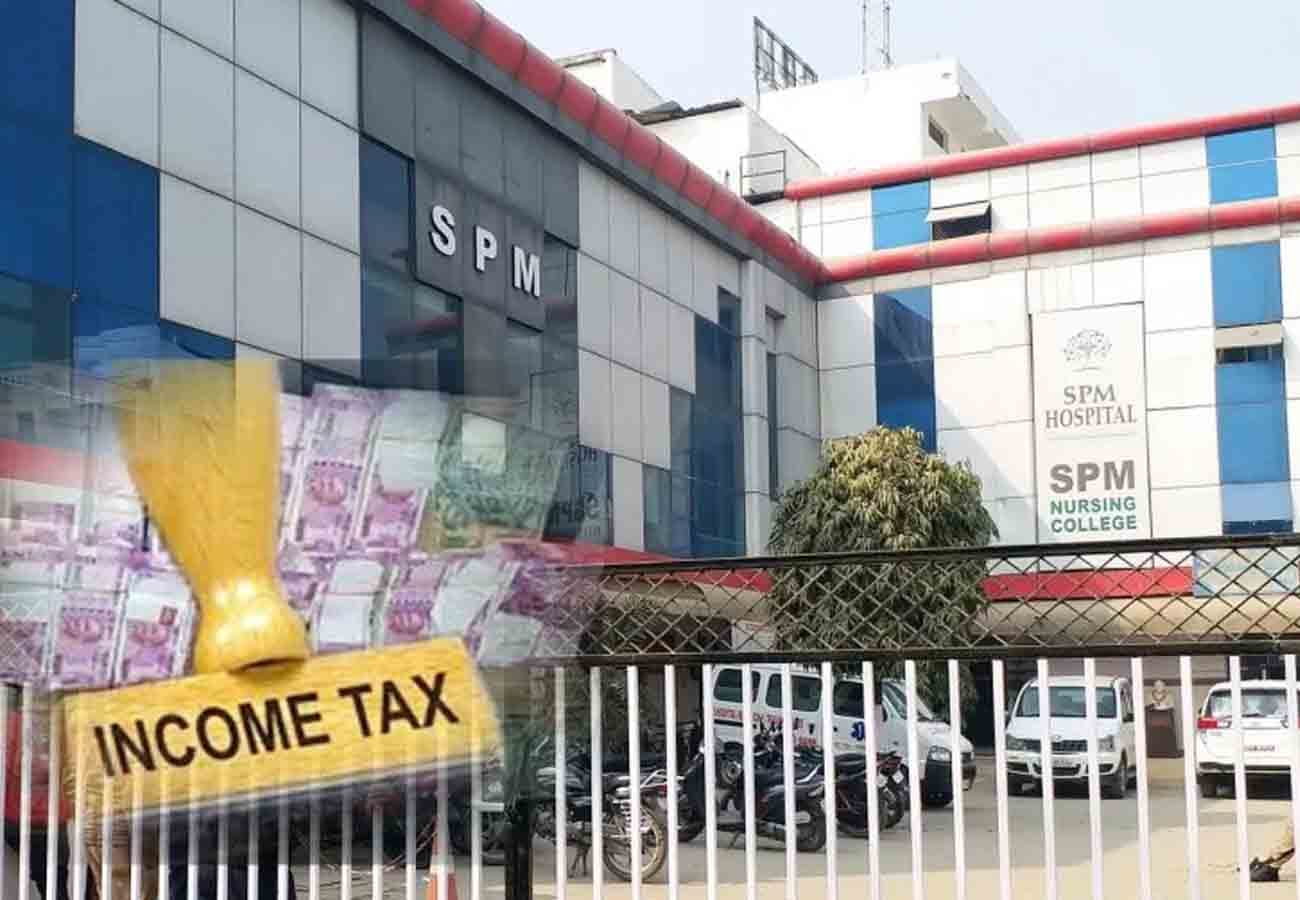 Income Tax Department raid in spm hospital group kanpur