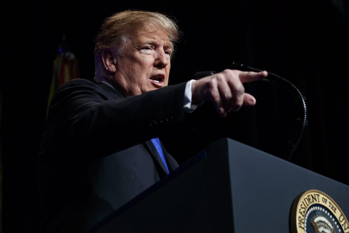 America Donald Trump Slams Iran over protest in Iran Baghdad US embassy Kataib Hezbollah