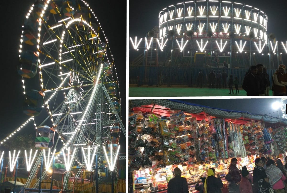 Night photo of kumbh mela 2019 prayagraj