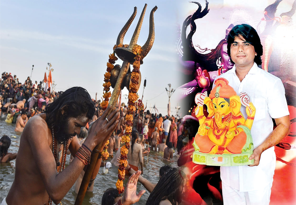 Ganga and cow rescue campaign in kumbh Mela 2019