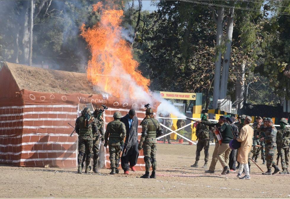 Sena Mela 2019 weapons and soldier photos dehradun