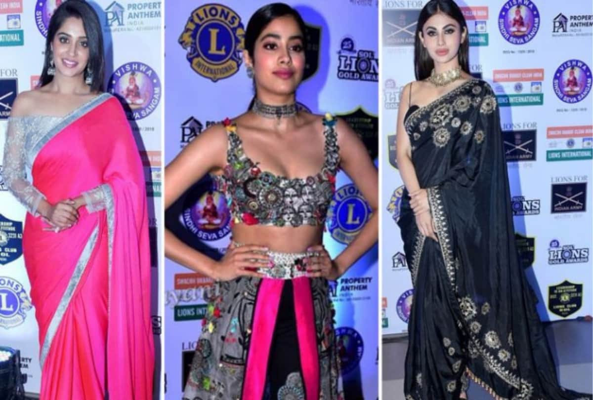 lions gold award: jahanvi kapoor vicky kaushal and many celebrity spotted