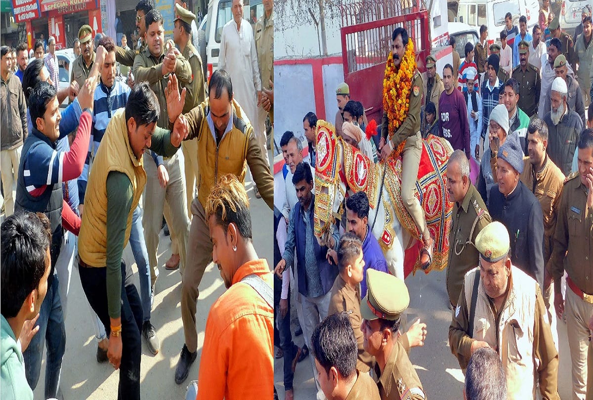 Shamli, UP policemen danced in uniform and SP has started investigating
