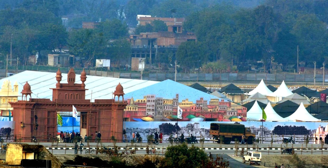 tent city and hospital is ready for pravasi bhartiya sammelan