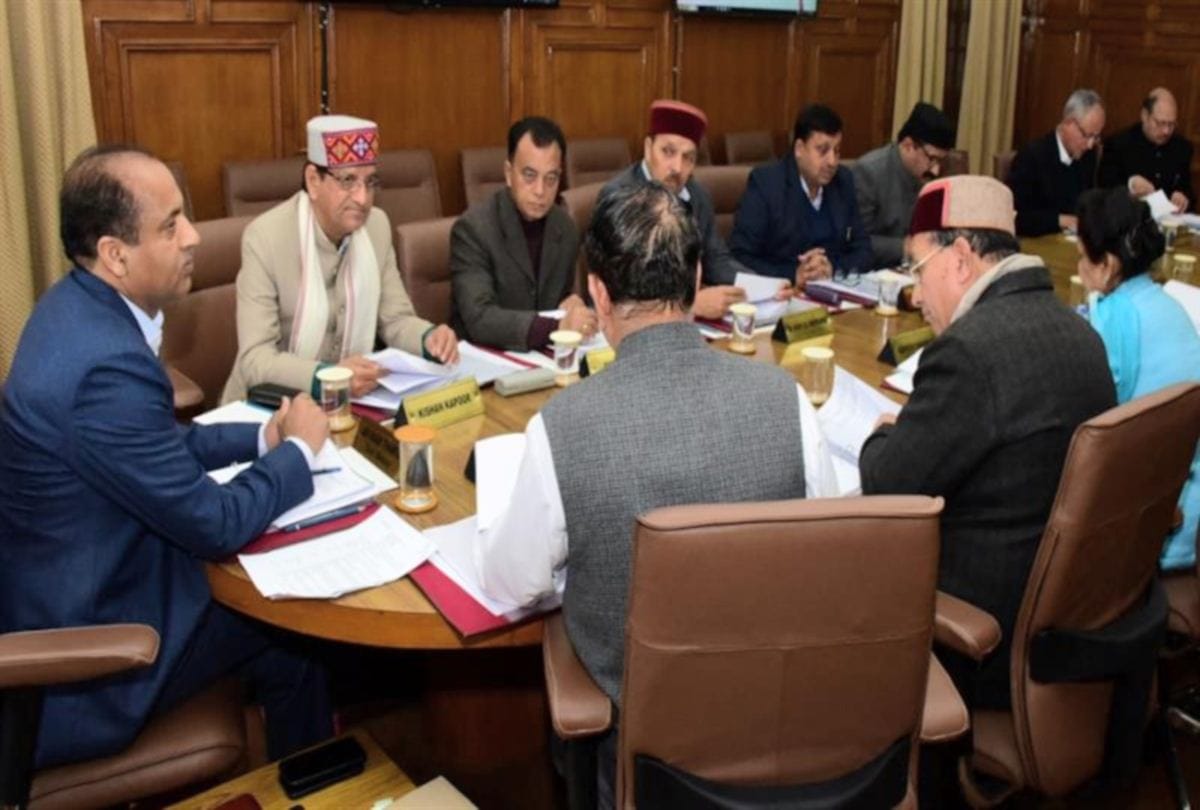 himachal cabinet meeting decision held in shimla on 19 january