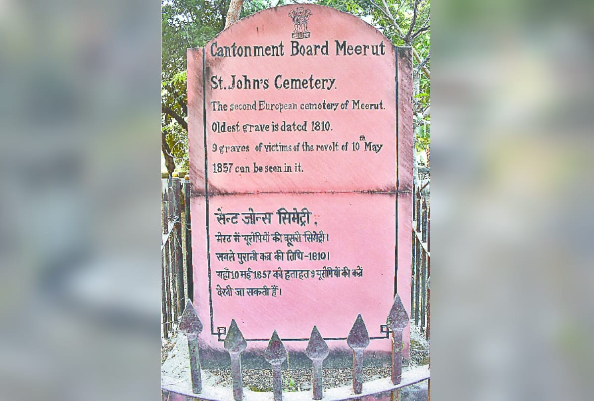 Cemetery situated in Meerut city of UP, where many British are buried