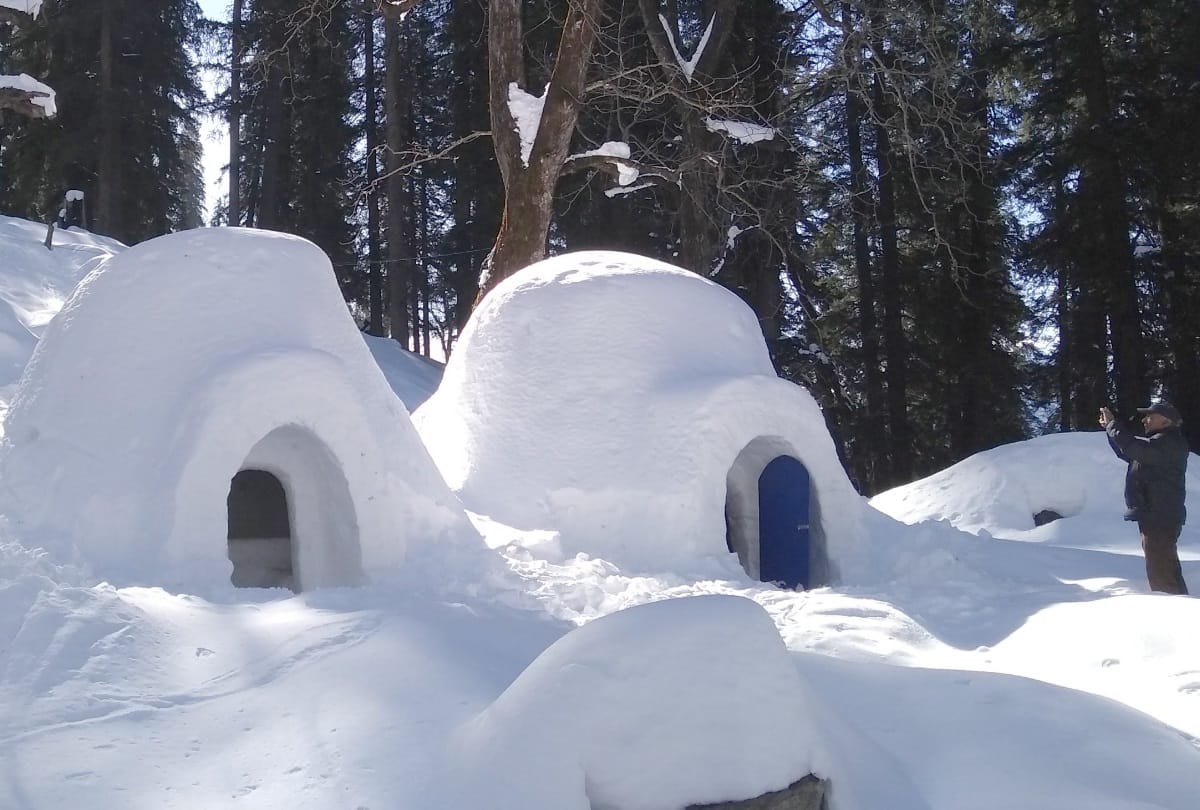 India First Igloo In Manali Kullu Koksar Himachal Pradesh