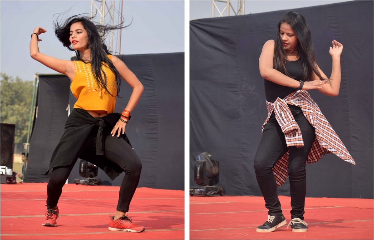 Dance competition in IIT BHU cultural fest see pictures