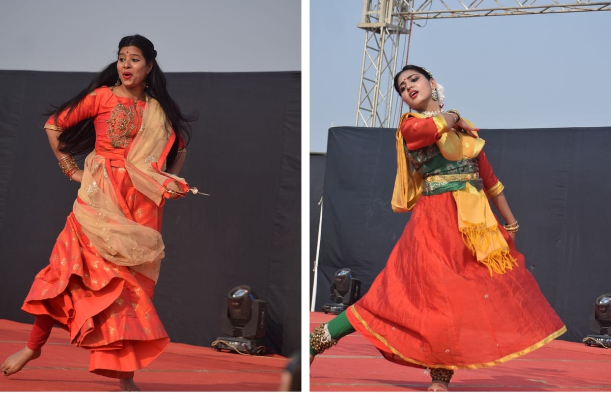 Dance competition in IIT BHU cultural fest see pictures