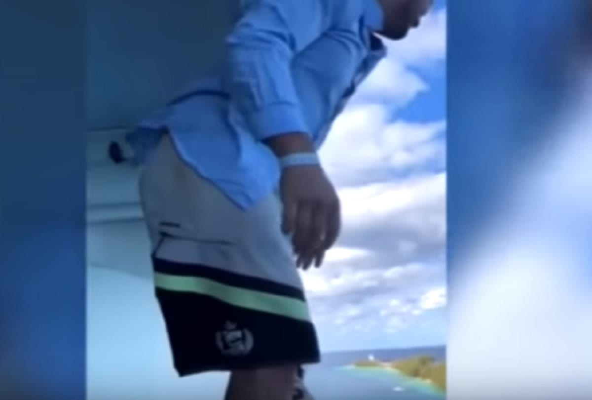 wife call cops and husband jump from roof
