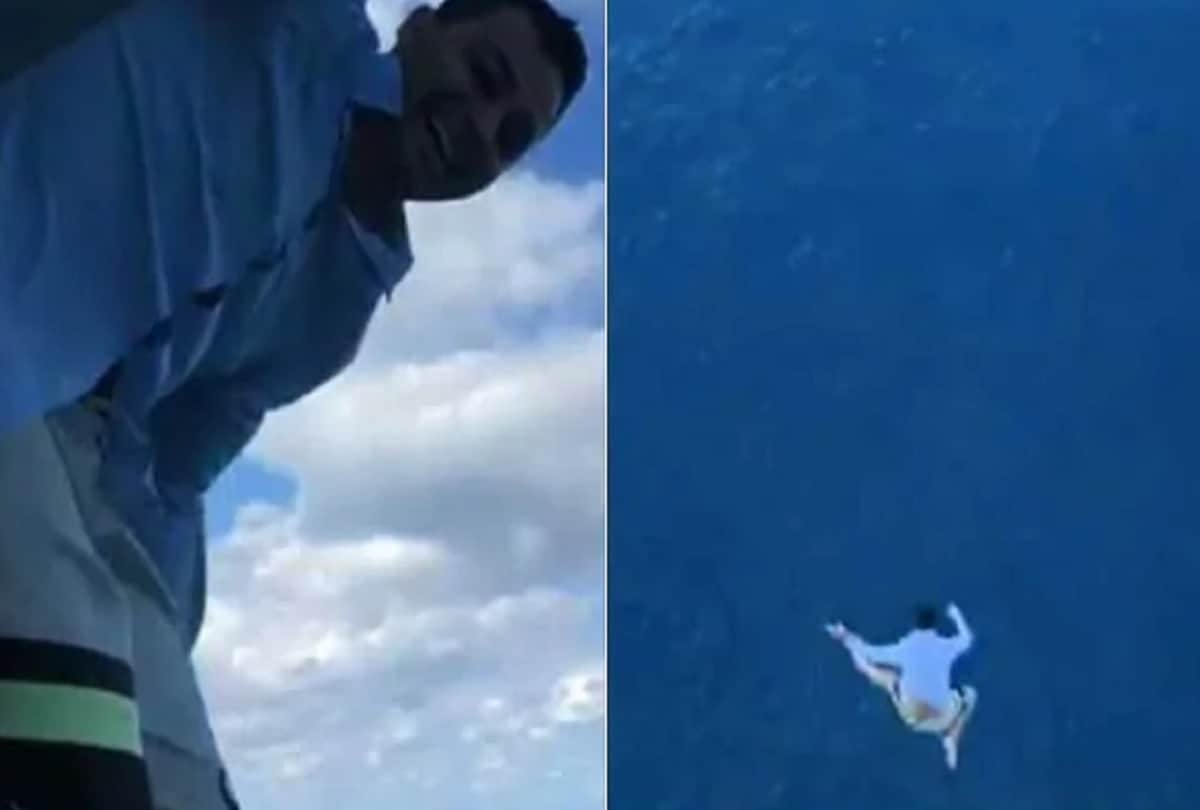 man jumps off 11th floor of cruise ship deck to make viral video, Gets Banned For Life