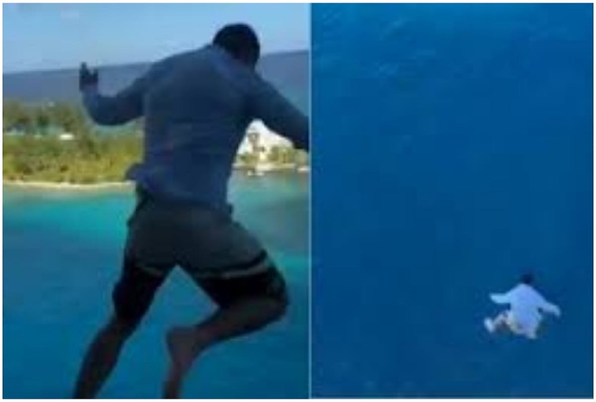 man jumps off 11th floor of cruise ship deck to make viral video, Gets Banned For Life