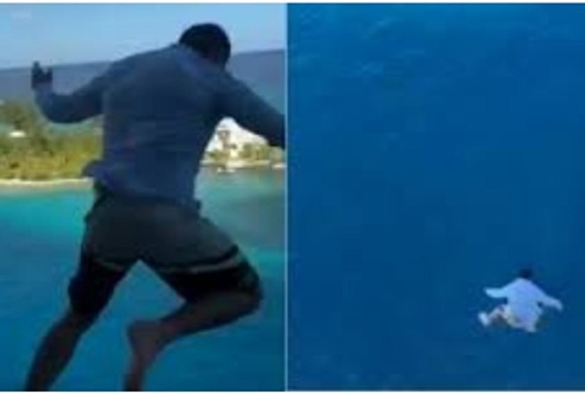 man jumps off 11th floor of cruise ship deck to make viral video, Gets Banned For Life