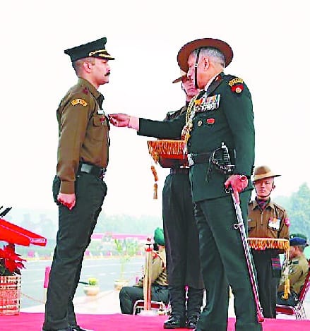 Kartikeya Army Medal for Untold courage