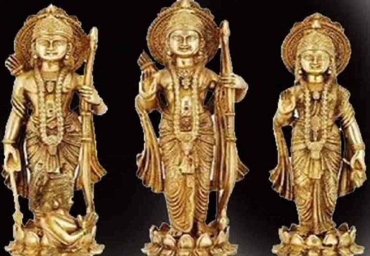 ram lakshman sita statue are stolen from temple