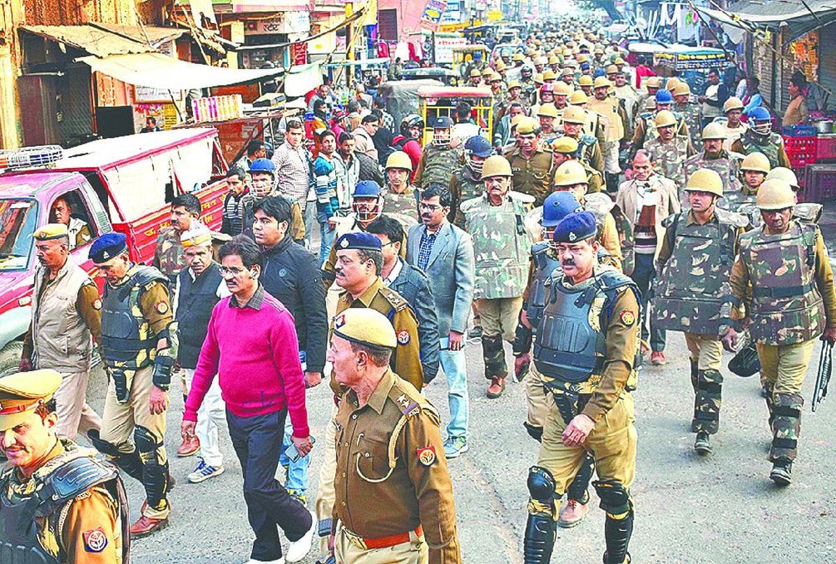 tight security in kasganj on republic day 26 january